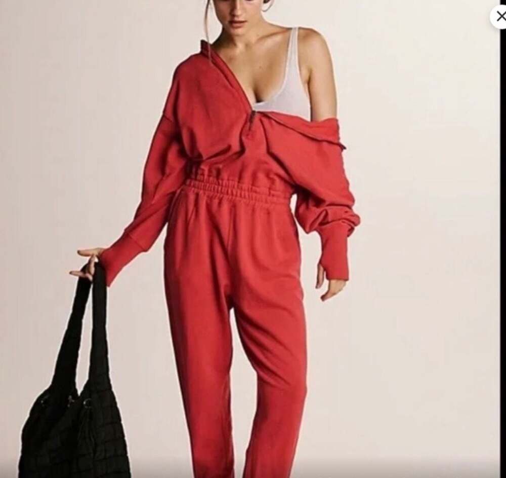 FP Movement Training Day Jumpsuit in Red